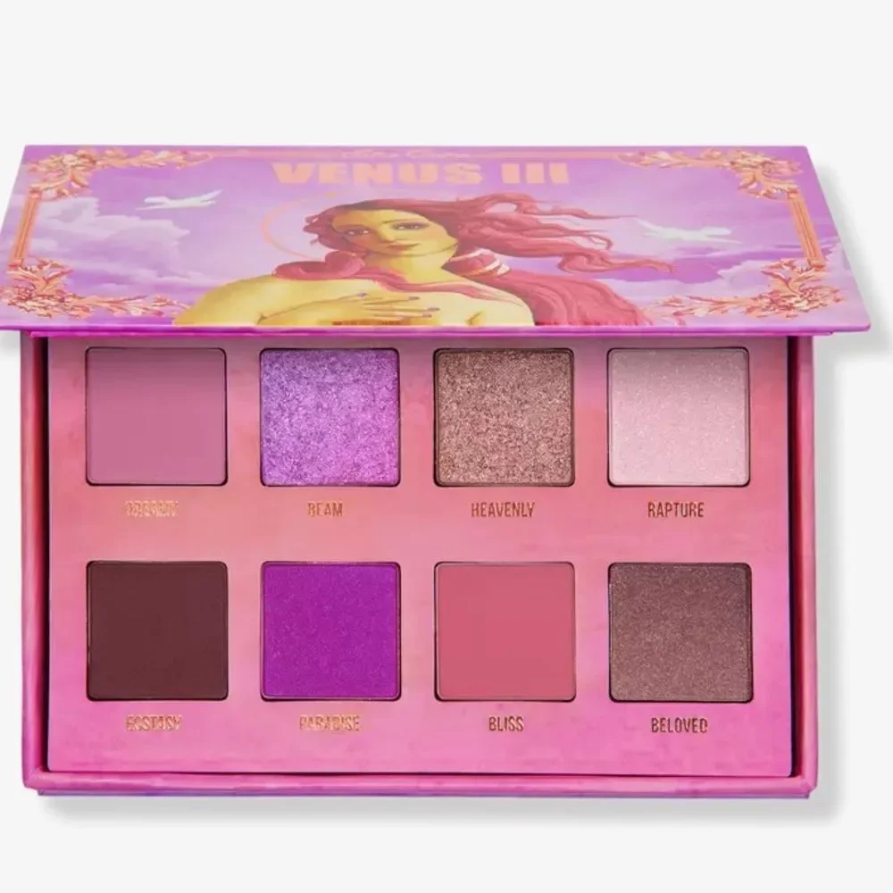 Lime Crime Venus III Eyeshadow Palette in 5 finishes metallic, sparkle, glow +